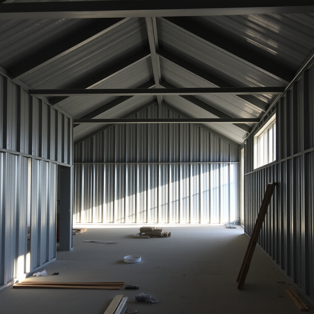 construction métallique à Lambersart (illustration)