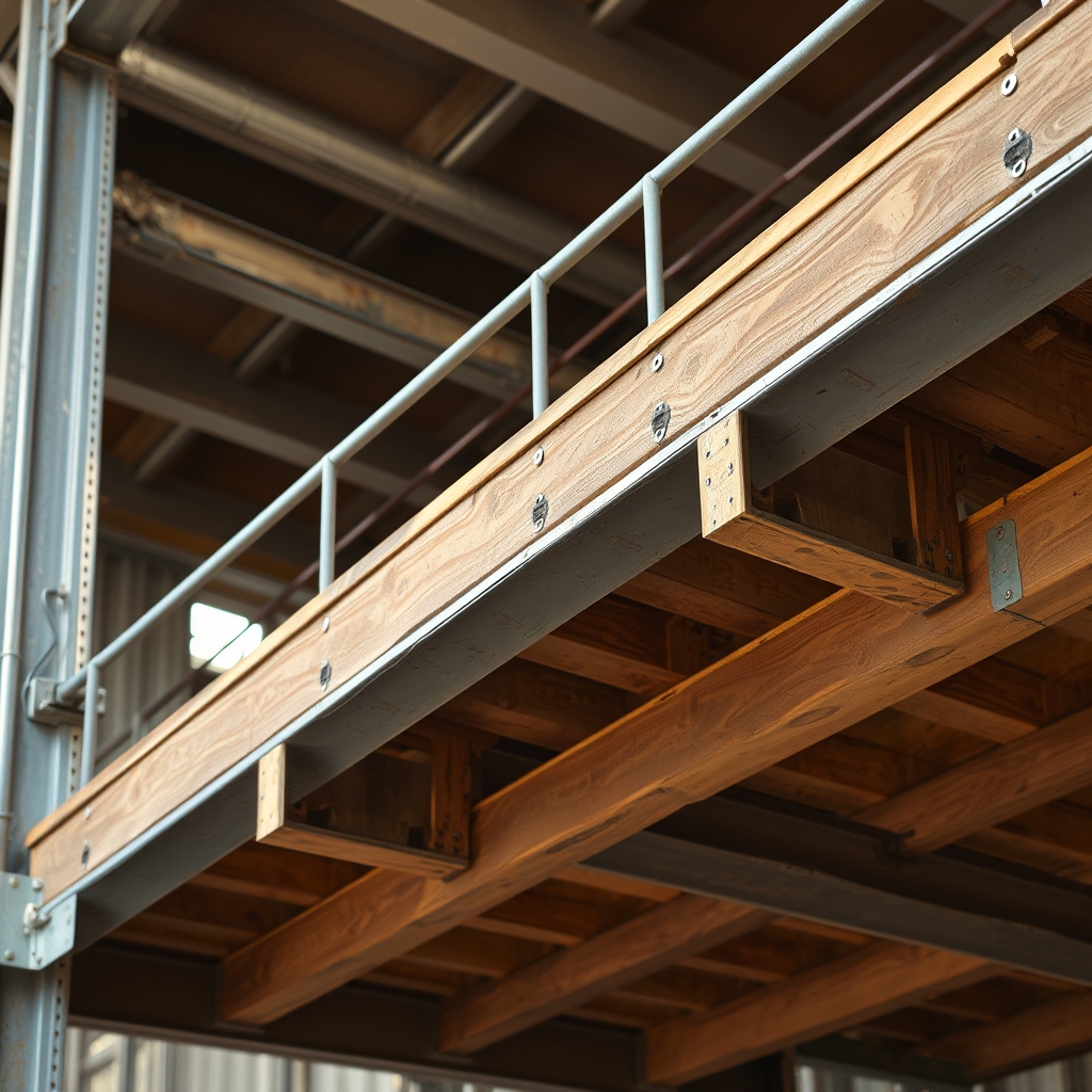détail d'ouvrage Mezzanine et plancher (illustration)
