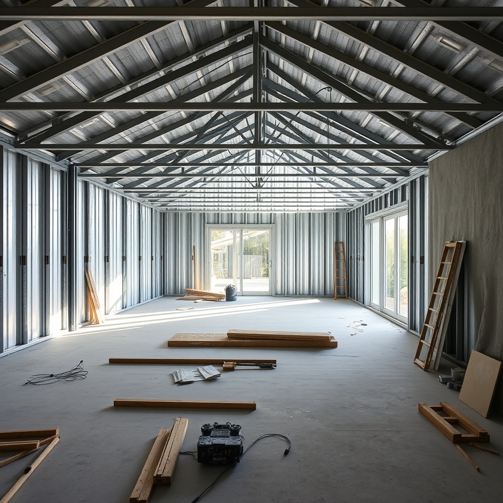 construction métallique à Villeneuve-d'Ascq (illustration)